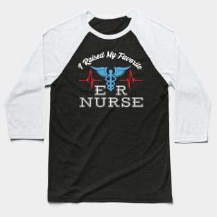 Favorite ER Nurse Baseball T-Shirt